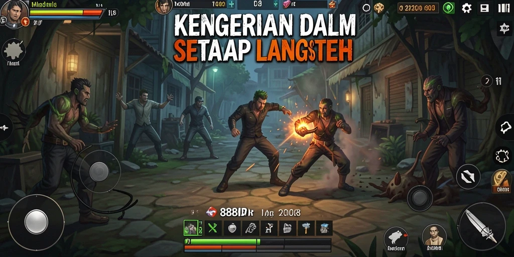 Screenshot menampilkan momen menegangkan dalam permainan 888IDR.