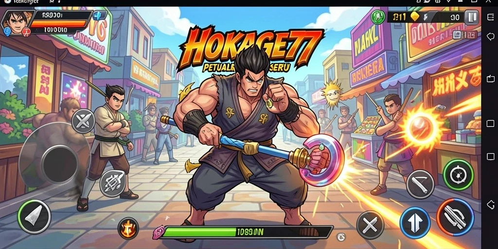 Gameplay dinamis dan penuh tantangan dari HOKAGE77.