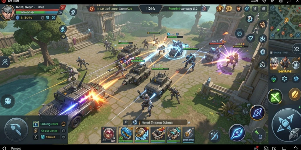Tampilan gameplay menarik dari ID66 dengan strategi mendalam.