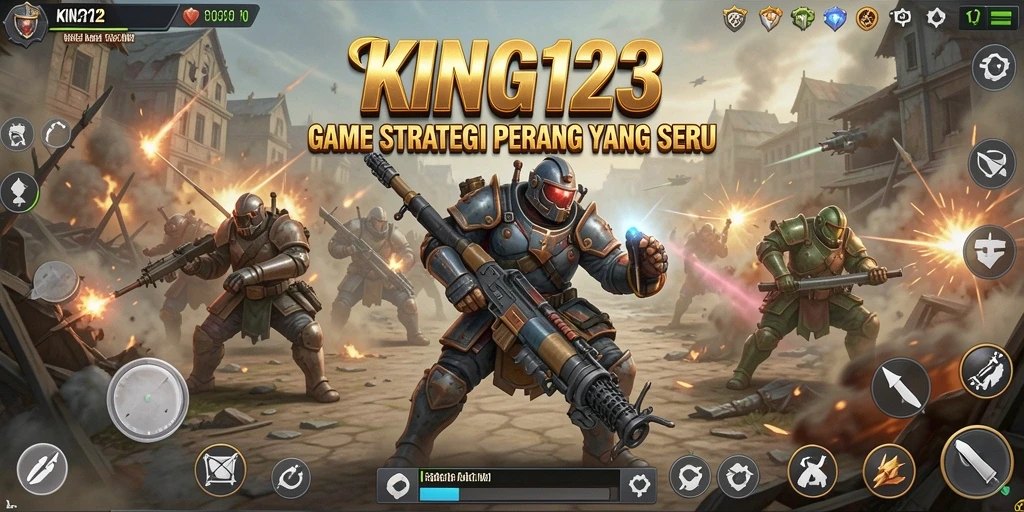 Tampilan gameplay <strong>KING123</strong> yang menegangkan dan strategis.
