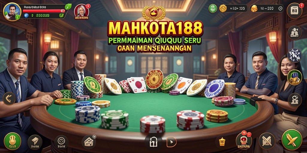 Gameplay seru QiuQiu di MAHKOTA188 yang menantang.