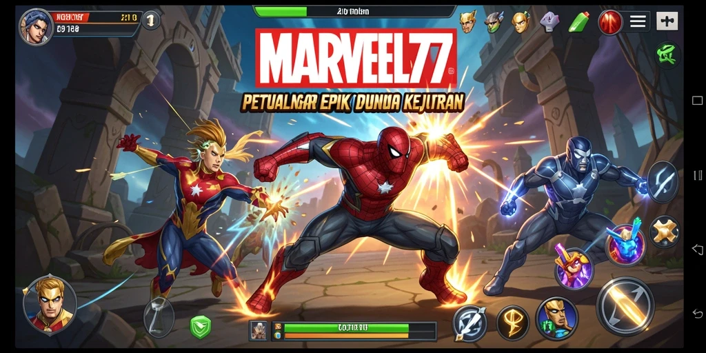 Screenshot MARVEL77 menampilkan aksi seru dalam petualangan penuh tantangan.