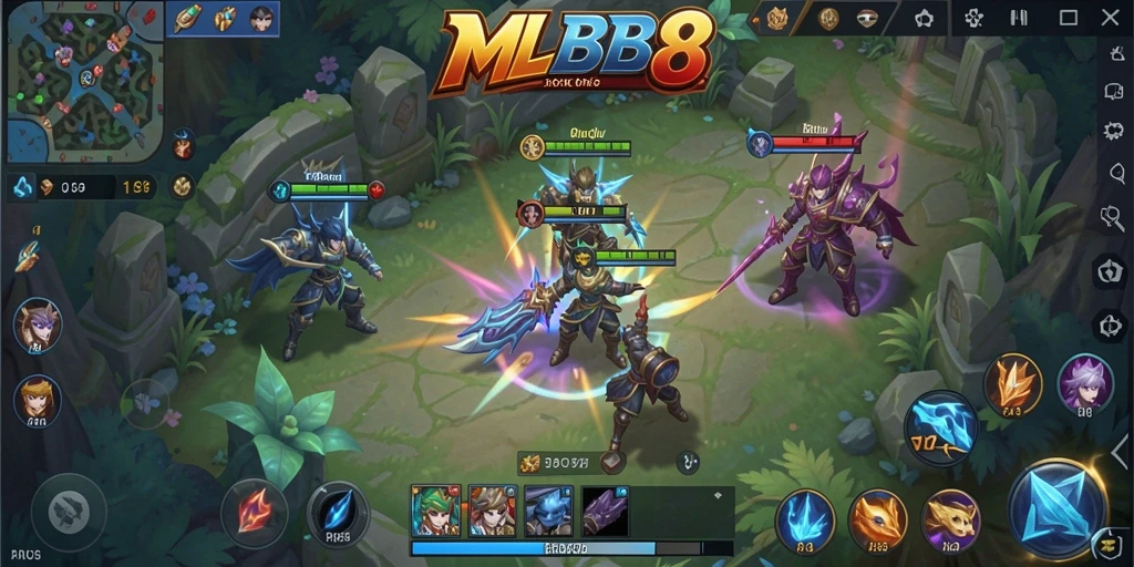 Screenshot gameplay QiuQiu MLBB8 yang seru dan menarik.