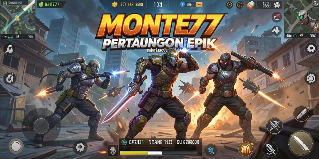 Gameplay Battle Royale yang mendebarkan dalam MONTE77 dengan grafik yang memukau.