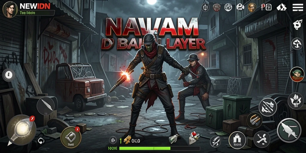 Gameplay menegangkan di NEWIDN dengan suasana horror yang mencekam.