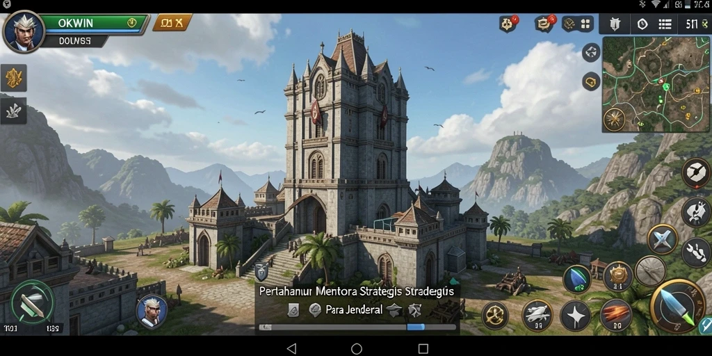 Gambaran gameplay menara pertahanan yang menantang dan strategis.