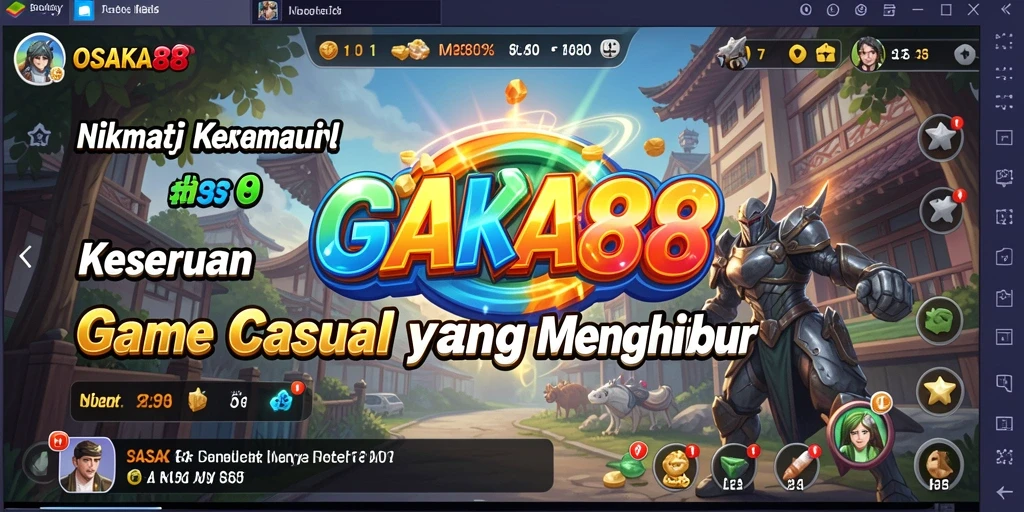 Tampilan gameplay OSAKA88 yang seru dan penuh warna.