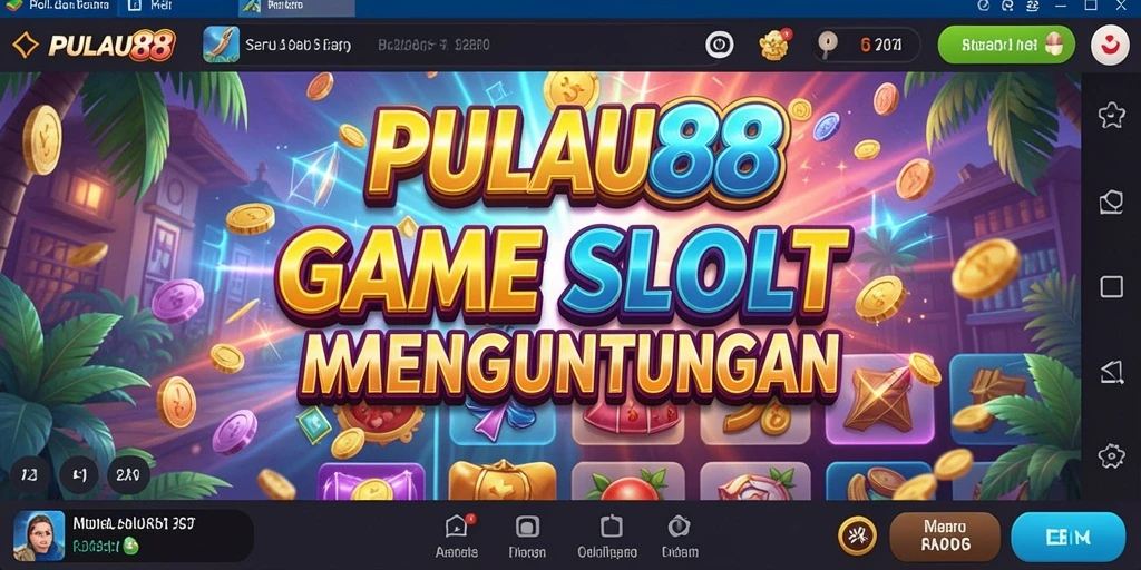 Screenshot utama PULAU88 menampilkan aksi seru di game Slot.