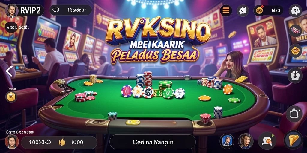 Tampilan menarik dari gameplay Kasino RVIP2 yang seru.
