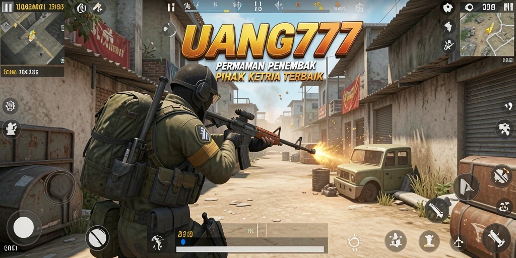 Tampilan mendebarkan gameplay TPS UANG77 saat pertempuran berlangsung.